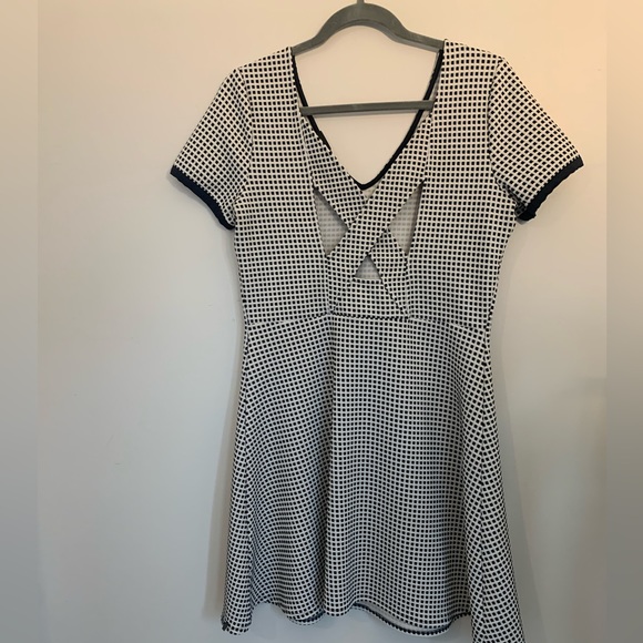 Mini Checkered Armani Exchange Dress - Picture 4 of 4